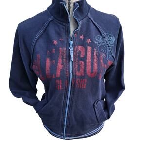 Y2k 82 Zero Skater Grunge Zip Up Size XS